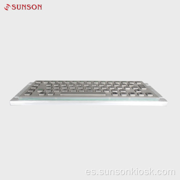 Teclado de metal industrial resistente al agua IP65